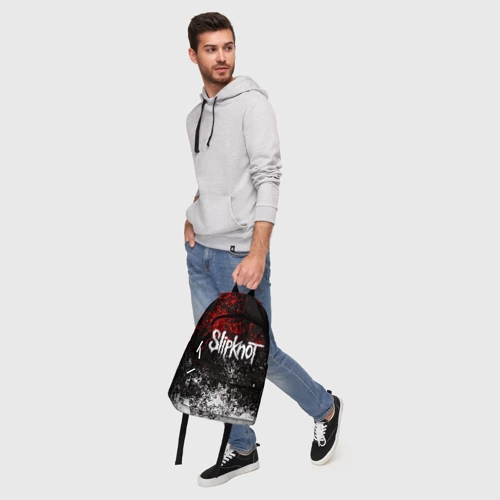 Рюкзак 3D с принтом Slipknot Слипкнот, фото #5