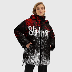 Женская зимняя куртка Oversize Slipknot Слипкнот - фото 2