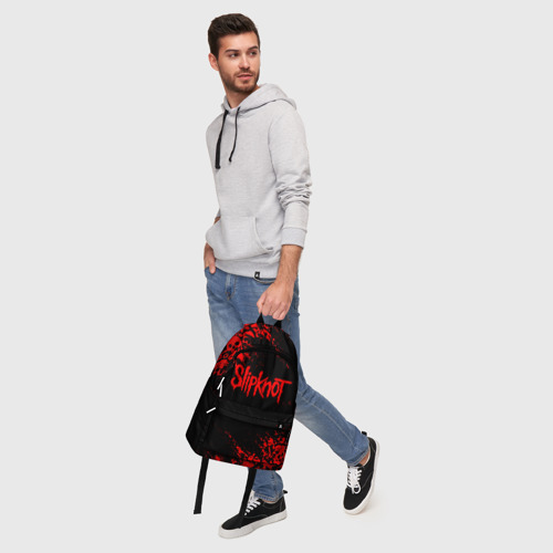 Рюкзак 3D с принтом SLIPKNOT, фото #5