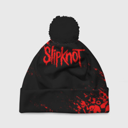 Шапка 3D c помпоном Slipknot