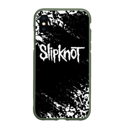 Чехол для iPhone XS Max матовый Slipknot