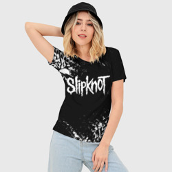 Женская футболка 3D Slim Slipknot - фото 2