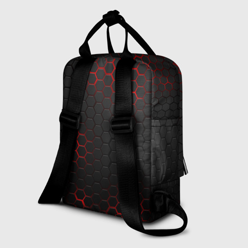 Женский рюкзак 3D с принтом UMBRELLA CORP, вид сзади #1