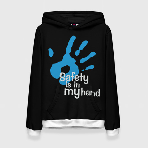 Женская толстовка 3D Safety in my hand!, цвет 3D печать