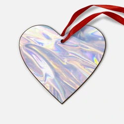 Деревянная игрушка Сердце Фольга