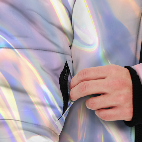 Мужская зимняя куртка 3D Фольга, цвет светло-серый - фото 6
