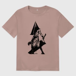 Женская футболка хлопок Oversize Silent Hill