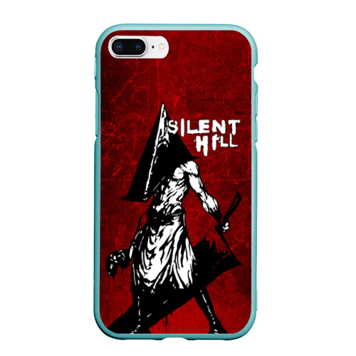 Чехол для iPhone 7Plus/8 Plus матовый Silent Hill, цвет мятный