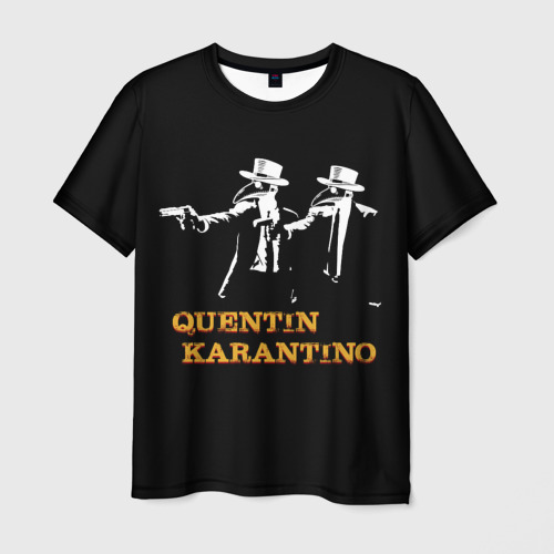 Мужская футболка 3D Quentin Karantino, цвет 3D печать