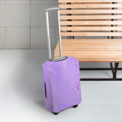 Чехол для чемодана 3D Сиреневый цвет - фото 2