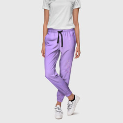Женские брюки 3D Сиреневый цвет - фото 2