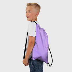 Рюкзак-мешок 3D Сиреневый цвет - фото 2