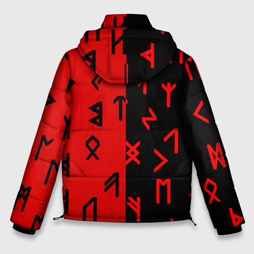 Мужская зимняя куртка 3D Руны, цвет черный - фото 2