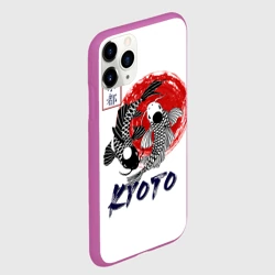 Чехол для iPhone 11 Pro матовый Карпы Кои Киото - фото 2