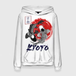 Женская толстовка 3D Карпы Кои Киото