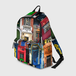 Рюкзак 3D London Doors цифровой коллаж