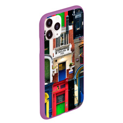 Чехол для iPhone 11 Pro Max матовый London Doors цифровой коллаж - фото 2