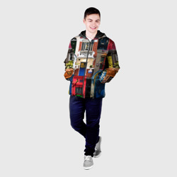 Мужская куртка 3D London Doors цифровой коллаж - фото 2