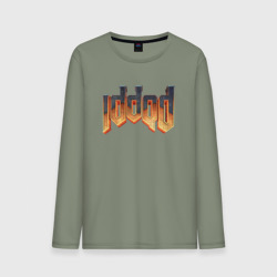 Мужской лонгслив хлопок Iddqd Doom