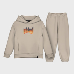 Детский костюм хлопок Oversize Iddqd Doom