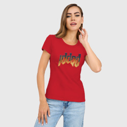 Женская футболка хлопок Slim Iddqd Doom - фото 2