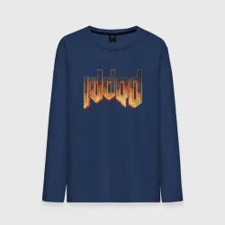 Мужской лонгслив хлопок Iddqd Doom