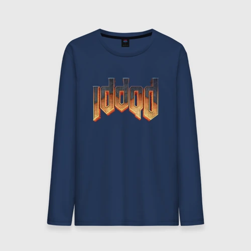 Мужской лонгслив хлопок Iddqd Doom