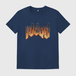 Мужская футболка хлопок Iddqd Doom
