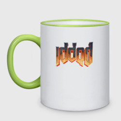 Кружка двухцветная Iddqd Doom