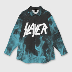 Мужская рубашка oversize 3D Slayer