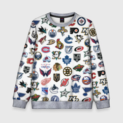 Детский свитшот 3D Логотипы НХЛ
