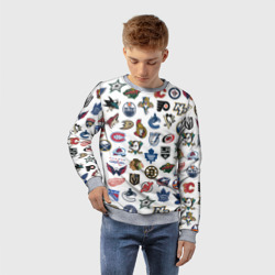 Детский свитшот 3D Логотипы НХЛ - фото 2