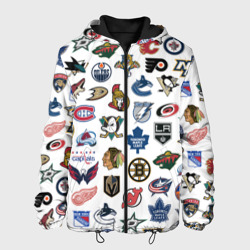 Мужская куртка 3D Логотипы НХЛ