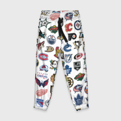 Детские брюки 3D Логотипы НХЛ