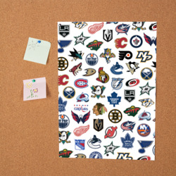 Постер Логотипы НХЛ - фото 2