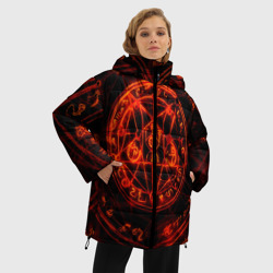 Женская зимняя куртка Oversize Пентаграмма pentagramma - фото 2