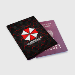 Обложка для паспорта матовая кожа Umbrella Corp - фото 2