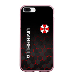 Чехол для iPhone 7Plus/8 Plus матовый Umbrella Corp Resident evil Обитель зла