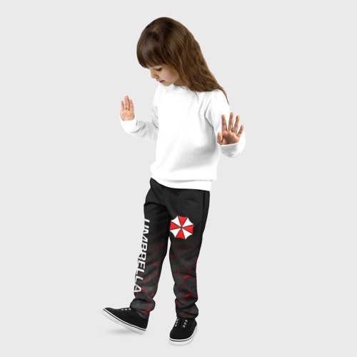 Детские брюки 3D Umbrella Corp Resident evil Обитель зла, цвет 3D печать - фото 3