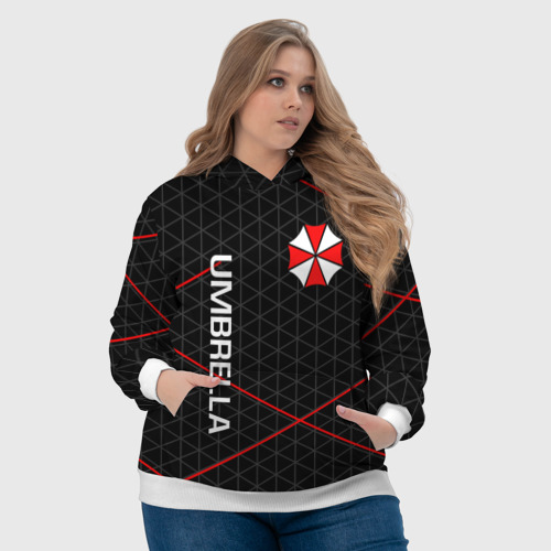 Женская толстовка 3D Umbrella Corp, цвет 3D печать - фото 6