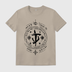 Мужская футболка хлопок Doom Eternal руны