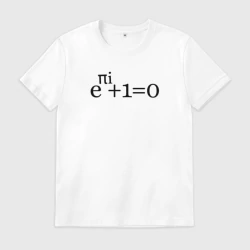 Мужская футболка хлопок Тождество Эйлера