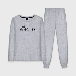 Женская пижама с лонгсливом хлопок Тождество Эйлера