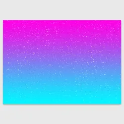 Поздравительная открытка Neon space
