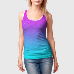 Женская майка 3D Neon space - фото 2