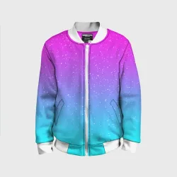 Детский бомбер 3D Neon space