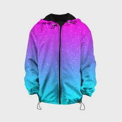 Детская куртка 3D Neon space