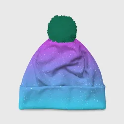 Шапка 3D c помпоном Neon space