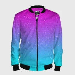 Мужской бомбер 3D Neon space