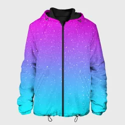 Мужская куртка 3D Neon space